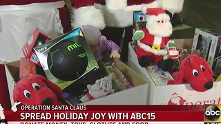 ABC15 working on Operation Santa Clause to help those in need this holiday season