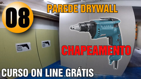 Curso de Drywall ONLINE GRÁTIS Aula 08