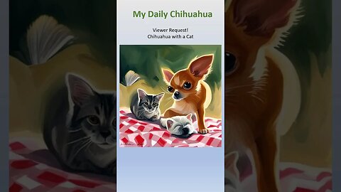 Viewer requested: Chihuahua and Cat. #shorts