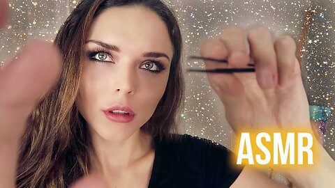ASMR // EYEBROW PLUCKING + TRIMMING WITH WHISPERING [relaxing personal attention] 😴
