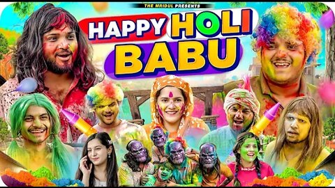 Happy Holi babu | Mridul & Nitin | comedy