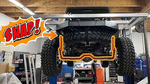 Jeep Gladiator FAIL - Rear Sway bar RIPS OUT of the frame - How we FIXED IT!