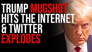 Trump Mugshot Hits The Internet & Twitter EXPLODES