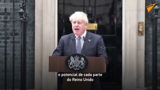 Veja o discurso de renúncia de Boris Johnson em português