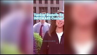 Tucker Carlson's Reaction To The INFOWARS Contest That Got Trump Elected - 2016