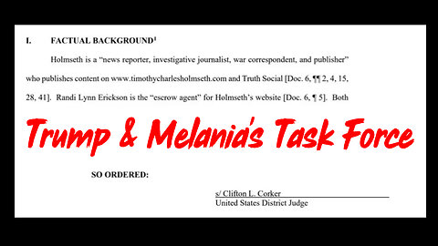U.S. Army Interview International Child Trafficking - Trump & Melania's Task Force