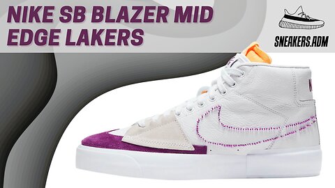 Nike SB Blazer Mid Edge Lakers - DA2189-100 - @SneakersADM