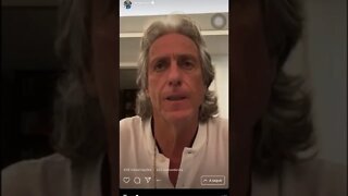 Jorge Jesus comenta sobre o teste positivo do Coronavírus