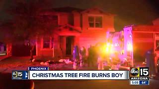 House fire caused by faulty Christmas tree wire in Phoenix