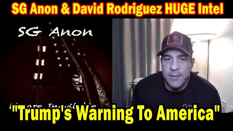 SG Anon & David Rodriguez HUGE Intel July 3: "SG Anon Is Back! Trump's Warning To America"