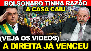 ACABA DE EXPLODIR! A CASA CAIU! BOLSONARO TINHA RAZÃO !!! ELE VAI VOLTAR... DIREITA JÁ VENCEU !!