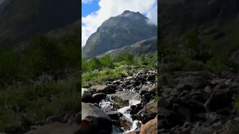 Mountain Calm scenes with natural sound | Calm Scenes | #short