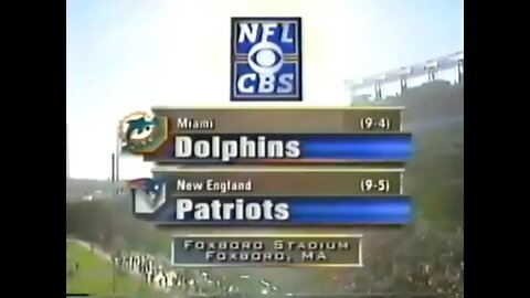 2001-12-22 Miami Dolphins vs New England Patriots