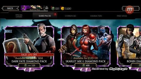 Opening the Terminator pack / Mortal Kombat XI mobile