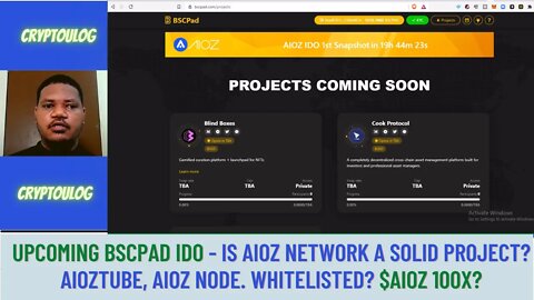Upcoming BSCPAD IDO - Is AIOZ Network A Solid Project? AIOZtube, AIOZ Node. Whitelisted? $AIOZ 100X?