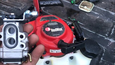 Redmax Hedge Trimmer HOW TO FIX Runs and Dies Under Load Squeeze Throttle EASY FIX CHEAP