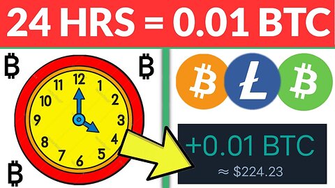 24 Hours = 0.01 BTC 💰• Earn $271 Free BTC Every 24 Hours / no mining + Payment Proof