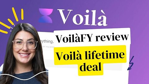 Voilà lifetime deal $29 on Appsumo - Voilà review