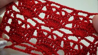 How to crochet tulip stitch short tutorial by marifu6a