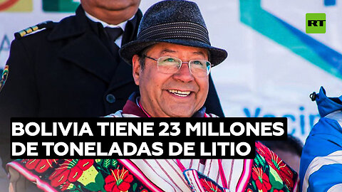 Arce anuncia que Bolivia tiene 23 millones de toneladas de litio