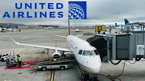 United Express (Skywest) Embraer 175 San Francisco - Salt Lake City - Economy Class