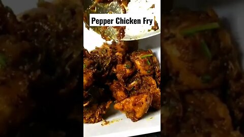 Pepper Chicken Fry #shorts #chickenfry #pepperchicken