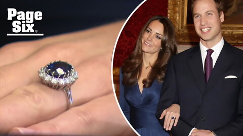The story behind Kate Middleton and Princess Diana's sapphire engagement ring