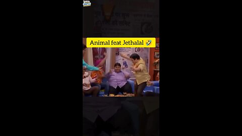 Animal feat Jethalal 🤣