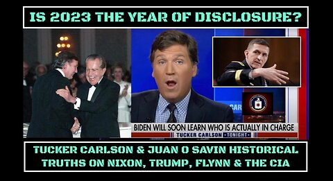 Tucker Carlson - Juan O Savin Historical Truths on Nixon, Trump, Flynn & The CIA
