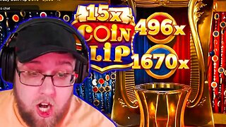 INSANE 15X CRAZY COIN FLIP ALL IN BONUS! (NEW GAME SHOW)