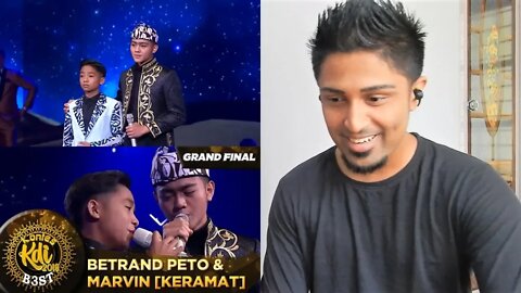 Betrand Peto Ft Marvin [KERAMAT] - Grand Final KDI 2019 REACTION