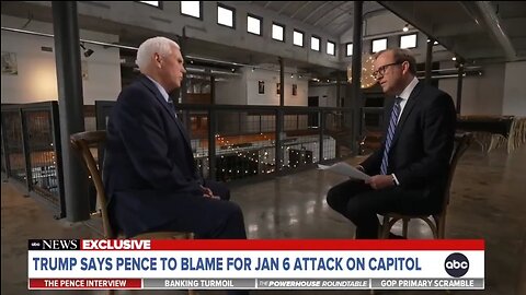 Mike Pence Refuses To Say If Trump Is Qualified To Run For President After J6