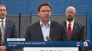 Gov. DeSantis announces new monoclonal antibody treatment site in Palm Beach County