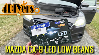 How to Upgrade the Low Beams on a Mazda CX 9 to LED