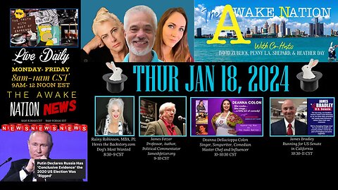 The Awake Nation 01.18.2024 Putin Declares Russia Has ‘Conclusive Evidence’ the 2020 US Election Was ‘Rigged’!