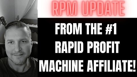 Rapid Profit Machine Review | How I Became The #1 Affiliate With RPM