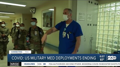 COVID: U.S. military med deployments ending