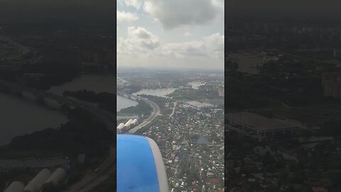 Landing in Moscow from St Petersburg #russia #flying #moscow #stpetersburg #airplane #aeroplane