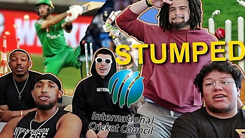 AMERICAN FOOTBALL PLAYERS REACT TO BEST CRICKET STUMPS EVER