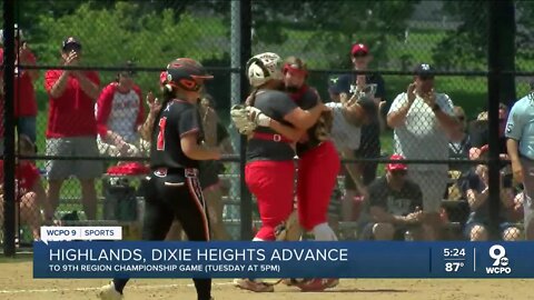 'Be a goldfish' – Dixie Heights, Highlands advance to 9th region softball championship game