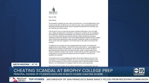 Cheating scandal exposed at Brophy College Prep