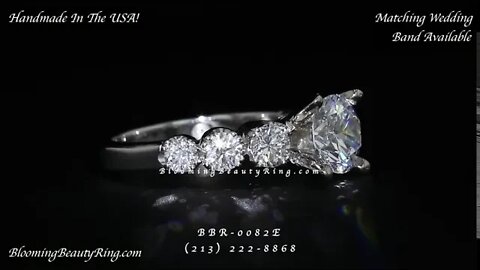 BBR-0082E Seven Stone Diamond Engagement Ring