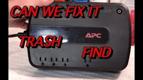 THE APC BACK UPS 550 TRASH FIND CAN WE FIX IT Part 1