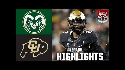 Colorado State Rams vs. Colorado Buffaloes | Full Game Highlights