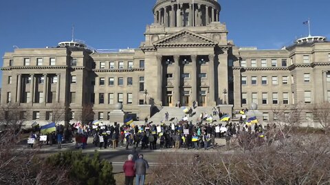 Pray for Ukraine Rally happens at the Idaho State Capitol