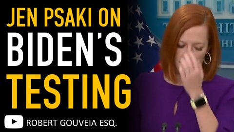 Jen Psaki Addresses Questions from the Press on Biden’s Testing Program