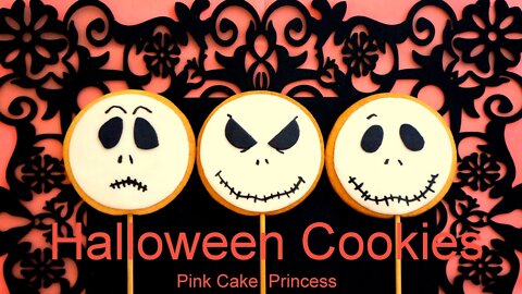 Copycat Recipes Halloween Cookies _ Cupcakes Treats - How to Decorate Jack Skellington Treats
