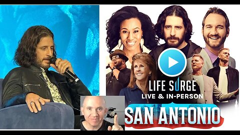 Jonathan Roumie at Life Surge San Antonio Texas-Video footage with him-enjoy guys