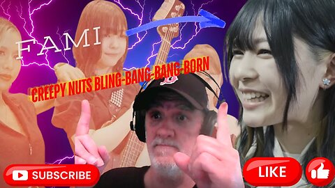 FAMI (LOVEBITES) Creepy Nuts｢Bling-Bang-Bang-Born｣ REACTION #creepynuts #fami #lovebitesreaction