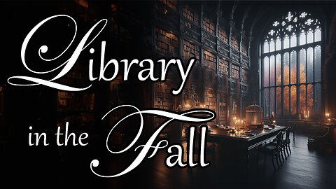 Gothic Library in the Fall | Mozart for Escape & Ambience